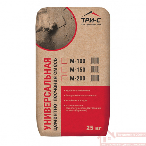 ЦПС М-200 (Три-С) 25кг (60 шт) ЦПС М-200 (Три-С) 25кг (60 шт) купить в саранске