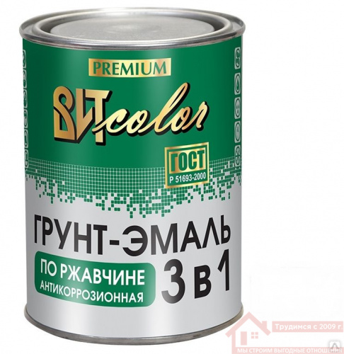 Грунт-эмаль по ржавчине 3 в 1 ВИТ белая 0,8кг купить в саранске