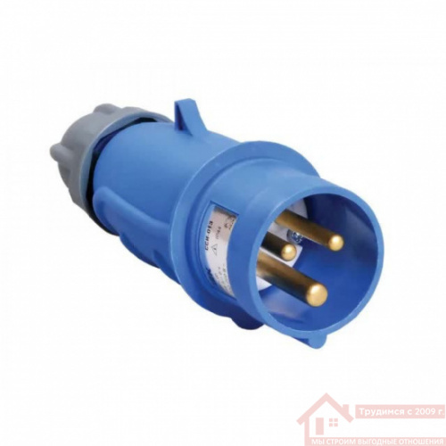 Вилка эл.каб. 16А 2Р+РЕ IP44 CCИ-013 PSR01-016-3 Вилка эл.каб. 16А 2Р+РЕ IP44 CCИ-013 PSR01-016-3 купить в саранске