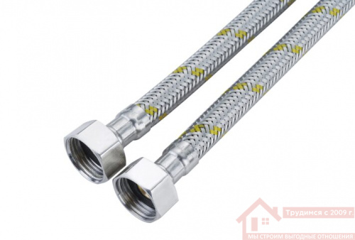 Подводка для воды сталь 1/2" 120 см г/г STM  купить в саранске